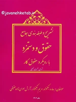 تشریح و طبقه بندی جامع حقوق و دستمزد با رویکرد حقوق کار نیکخواه ترمه